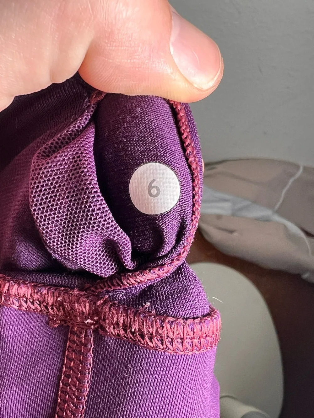 Lululemon Energy Bra Darkest Magenta Size 6